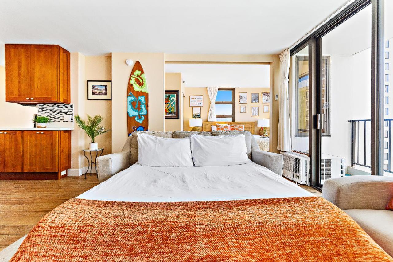 Waikiki Banyan 1Br With Great Ocean Views, Steps To Beach & Parking! Honolulu Exterior foto