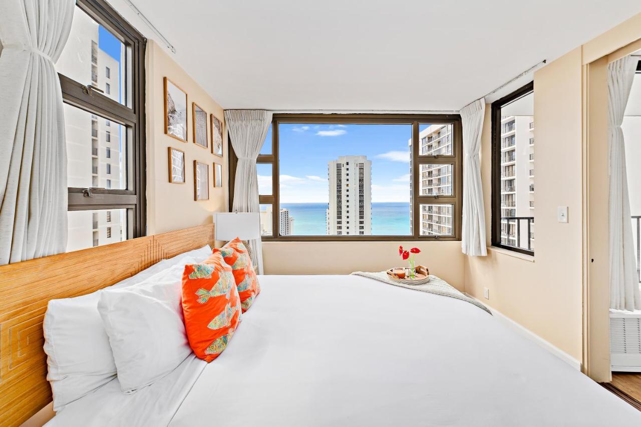 Waikiki Banyan 1Br With Great Ocean Views, Steps To Beach & Parking! Honolulu Exterior foto